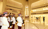 카타르 공식방문 공식환영식 