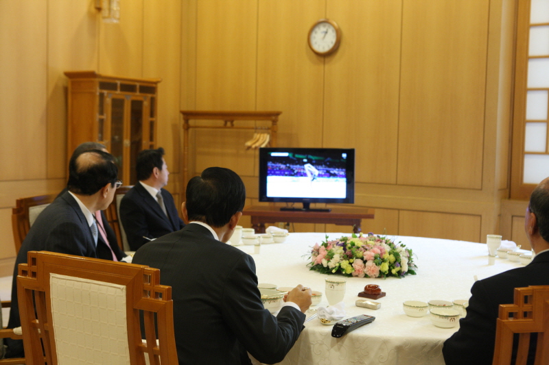 김연아선수 올림픽 경기 시청