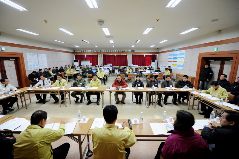 구제역 확산방지 현장 회의